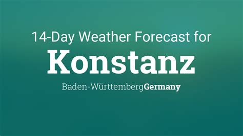 konstanz weather forecast